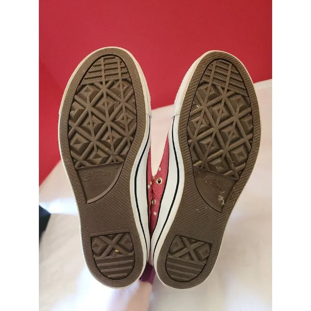 Converse Allstars Shoes Gym Red Gold White 560690C Womens 10 Fast Ship